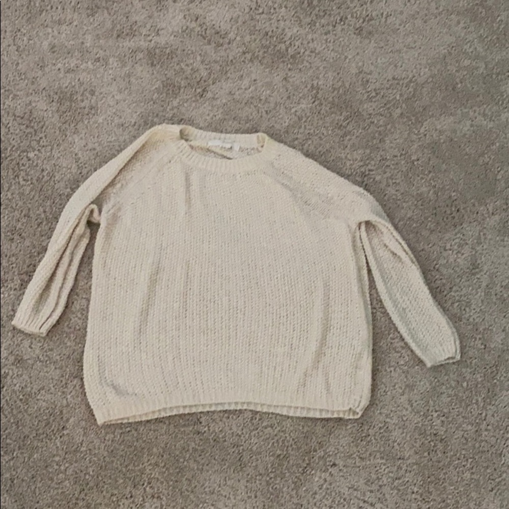 cream cozy sweater